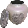 hlc Cremation Urns for Human Ashes Adult - - Keepsake urn - Display at Home - Large Funeral Urn - Modern Beautiful Memorial Urn - White Candle Cremation Urn view 4