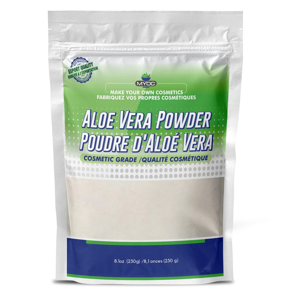 MYOC Aloe Vera Powder Organic Use for Skin & Hair Care - 230 Grams
