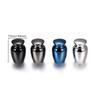 OIJH 73 * 44mm Cremation Urn for Human Pet Ashes Stainless Steel Funeral Memorial Jewelry Urns Mini Casket Jewellery-Blue view 2