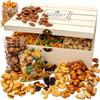 BONNIE AND POP - Nut Gift Basket | Healthy Gift of Assorted Nuts in Reusable Wood Crate | Large Variety Tray with Unique Flavors | Parties, Holidays, Birthday, Sympathy, Office, Thank You, Him, Her | Bonnie & Pop view 2