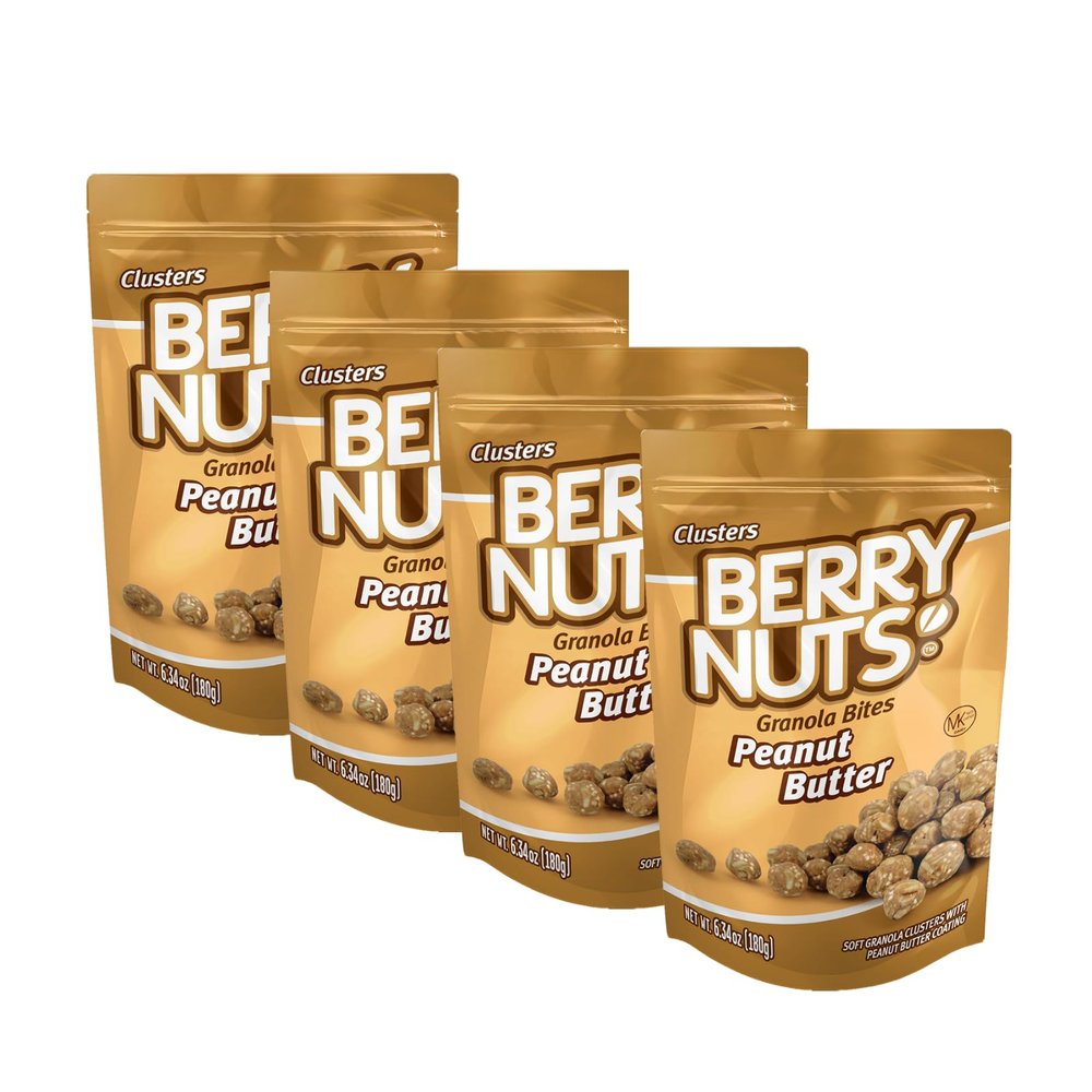 Berry Nuts Peanut Butter Granola Bites 4 Pack (4x 6.34 Oz)