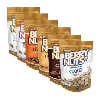 Berry Nuts Granola Bites Variety Pack 6.34 Oz Each (6 Pack)