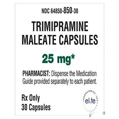 Trimipramine (Generic for Surmontil, Oral Capsule)