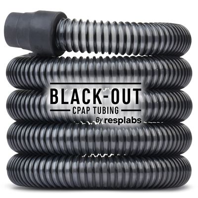 resplabs CPAP Hose, 6 Foot Black Out Tubing - Universal Tube Compatible with Most Machines - 3 Pack