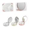 3pcs Portable Round Metal Organizers with Mirror Medicine Dispenser Storage Cases Travel-Friendly Design Moisture-Resistant Go Use view 3