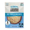 A Dozen Cousins Rice Cooked in Bone Broth Microwaveable Rice Packets | 7g Protein | Contains Collagen (Sea Salt, 8 Pack) view 1
