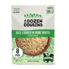 A Dozen Cousins Rice Cooked in Bone Broth Microwaveable Rice Packets | 7g Protein | Contains Collagen (Classic Chicken Broth, 8 Pack) view 1