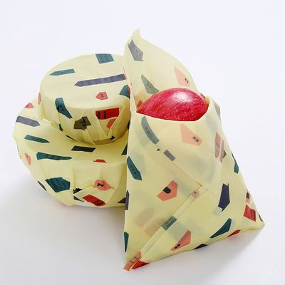 du hui shop Organic Beeswax Food Wraps - Reusable Bees Wax Paper Wrap, Natural Organic Bees Wax Wraps for Sustainable Reusable Food Storage (Color : Yellow)