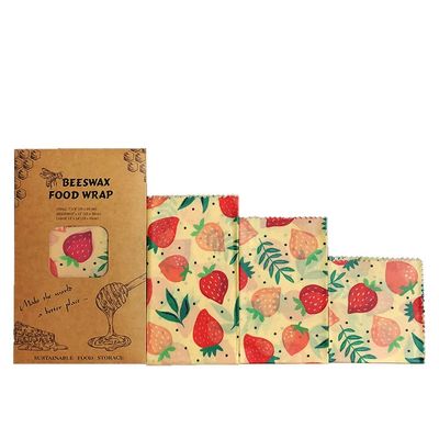 Beeswax Wrap for Food, Zero Waste Reusable Food Wrap Holds for Up to a Year Sustainable and Reusable Beeswax Food Wraps Organization Storage Bags, Cheese Bee Wrappers Cling, Wax Paper for Food