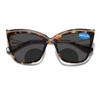 bullabulling Bifocal Sunglasses Reading Glasses Women Designer Fashion personality(1-Pair) Strength 1.25 1.5 2.0 2.5 3.0 4.0 (leopard, 1.50) view 2