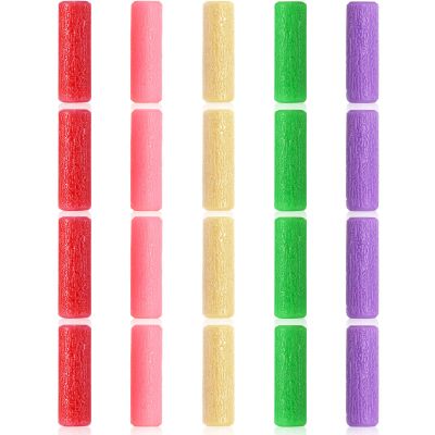 20 Pieces Aligner Tray Seaters for Aligner Trays Chompers Orthodontic Trays(Light Pink, Red, Green, Lavender, Light Yellow)
