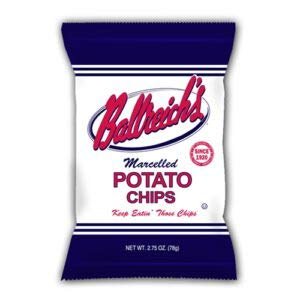 Ballreich Snack Food Company Marcelled Potato Chips (Regular), 2.75oz (Pack of 6)