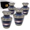 Milky Way Keepsake Urns for Human Ashes with Velvet Gift Box for Cremation Keepsakes for Ashes - Small Cremation Urn and Small Keepsake Urn Set of 4 view 1