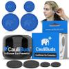 CauliBuds Cauliflower Ear Magnet - Premium Silicone Ear Magnets Cauliflower Ear - Pressure Earrings Magnetic Ears - Treatment in BJJ, Wrestling, MMA, & Rugby - Cauliflower Ear Draining Kit (Blue) view 1