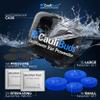 CauliBuds Cauliflower Ear Magnet - Premium Silicone Ear Magnets Cauliflower Ear - Pressure Earrings Magnetic Ears - Treatment in BJJ, Wrestling, MMA, & Rugby - Cauliflower Ear Draining Kit (Blue) view 2