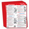 Safety Magnets by ZOCO  CPR & Choking Fridge Magnet (20-Pack)  First Aid Instructions for Infants, Children, & Adults  Heimlich Maneuver Laminated Card 8.5" x 11" view 1