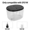 AquaFlosser Replacement Parts for Waterflosser Oral Irrigator Dental Compatible with Waterpik Sonic Fusion Portable Water Flosser SF-01W SF-01 Reservoir Gasket Valve (SF-01W Black Tank) view 4