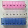 2pcs Travel Medication Weekly Case Holder Container Blue Pill Organizer 7 Day Organizer Travel Medicine Kit Daily Pill Organizer Splitter Portable view 3