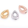 OIJH Rose Gold Stainless Steel Teardrop Cremation Necklace for Ashes Small -1_ view 2