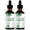 [2-Pack] Liquid Chlorophyll Drops - All-Natural Concentrate  Immune System Support, Energy Booster, and Digestion  from Mulberry Leaves - 240 Servings - [2-Pack] view 1
