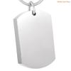 OIJH Stainless Steel Blank Dog Tag Style Cremation Ashes Urn Pendant Hold Funeral Ashes Cremation Jewelry-Rose_Gold_ view 2