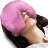 Atsuwell Sinus Mask, Warm Cold Compress Eye Mask for Dry Eyes, Weighted Eye Pillow Microwavable Face Heating Pad for Soothing Sinus Pressure and Relaxation, Pink view 1