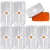 6 Pack 40 Gram Silica Gel Canister Dehumidifier Desiccant Orange to Green Reusable Indicating Desiccant Moisture Absorber for Car Closet Cabinet Bag Storage Box(6 Boxes) view 1