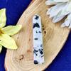 Shubhanjali Rainbow Moonstone Crystal Pencil Tower, Reiki Healing and Meditation 9-11 Cm Approx -White view 2