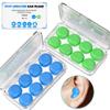 2021 New Version Ear Plugs, for Sleeping Noise Canceling,8 Pairs Waterproof Reusable Silicone Noise Cancelling Ear Plugs for Swimming, Snoring, Working, 32dB Highest NRR view 1
