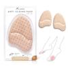 FLEXZENSE Anti-Sliding Pads Open Toe | Maximum Cushioning and Reduce Foot Slip | 1 Pair (Champagne Gold) view 1