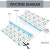 Nuanchu 2 Rolls Transparent Stretch Adhesive Bandage Waterproof Tattoo Bandage Round Transparent Film Dressing Clear Adhesive Dressing Tape for Shower Tattoos(6 Inch, 8 Inch Wide) view 4