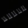 3 Types 100 Pcs Rimless Glasses Accessories, Plastic Compression Mounting Sleeve, for Rimless Glasses Accessories Tools Repair KitsEyeglasses Care (#1) view 4