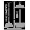 5S Supplies, LLC Housekeeping Shadow Board Broom Station, Black/Gray with Kit view 2