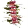 48" Silk Hydrangea Garland view 2