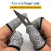 30 Pieces Cut Resistant Finger Cots Finger Sleeves Cut Protection Sleeves Thumb Finger Protectors Guards Reusable for Kitchen Work Sculpture view 4