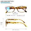 SIGVAN Reading Glasses 5 Packs Blue Light Blocking Eyeglasses Quality Spring Hinge Colorful Computer Readers for Women Men (5C A, 3.5, multiplier_x) view 2