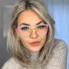 bullabulling Hollow Cat Eye Bifocal Reading Glasses, Photochromic Gray Sunglasses, 0.00/+2.50 Magnification for Women (rainbow, 1.75) view 4