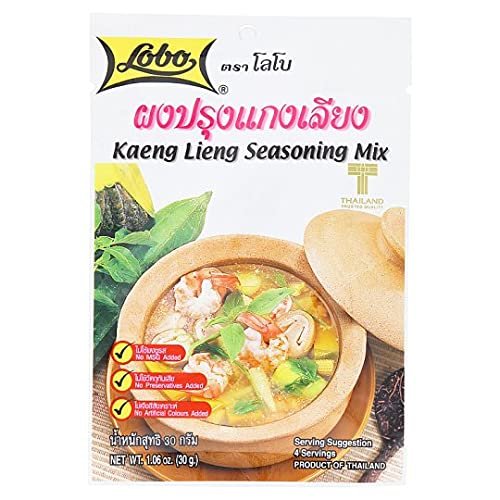 Lobo Brand, Kaeng Lieng Seasoning Mix, 30g X 4 Packs