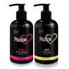 Passion Massage Oil for Date Night | Set of 2 Massaging Oils Lemon Crme & Tropical Paradise | All Natural with Almond & Jojoba | for Women & Men | Perfect for Full Body Relaxation & Aromatherapy view 1