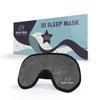 ASTRA VENA 3D Sleep Mask for Kids, Light Block Sleeping Blindfold Memory Foam Contoured Eye Mask for Sleep, Adjustable Strap Eye Cover and Travel Sleep Mask for Boys Girls, Grey view 1