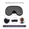 ASTRA VENA 3D Sleep Mask for Kids, Light Block Sleeping Blindfold Memory Foam Contoured Eye Mask for Sleep, Adjustable Strap Eye Cover and Travel Sleep Mask for Boys Girls, Grey view 3
