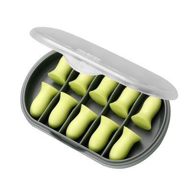 2021 New Version Ear Plugs, for Sleeping Noise Canceling, 10 Pairs Soft Reusable Silicone Earplugs (Green)