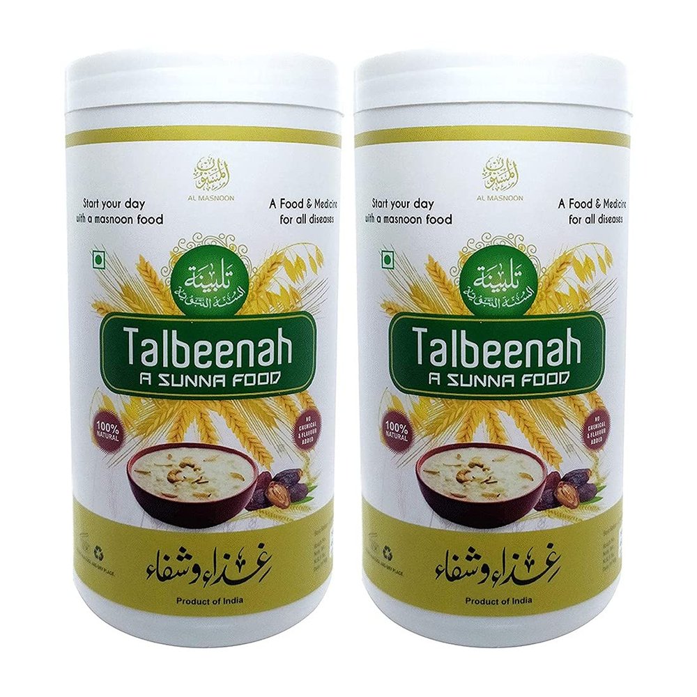 AL MASNOON TALBINA WITH DRY DATES 750 grms | A Healthy & Sunnah Diet for all Age Group Pack of 2