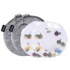 2PCS Pill Organizer Transparent Medicine Case Weekly Pill Box Travel Portable Pill Container with 7 Compartments 2PCS+Bag 2PCS
