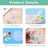 2PCS Pill Organizer Transparent Medicine Case Weekly Pill Box Travel Portable Pill Container with 7 Compartments 2PCS+Bag 2PCS view 4
