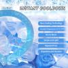 Neck Cooling Tube Reusable Ice Cooler Ring Instant Cooling Below 15C (59F) Portable Neck Wrap for Summer Outdoor & Indoor Use Heat Relief & Comfort (Blue) view 3