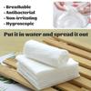 100 Pcs Mini Compressed Towels, Disposable Face Compressed Towel, Compressed Hand Wipe, Camping towel, Portable Compressed Coin Tissue for Travel/Home/Outdoor Activities (Individual packaging) view 2