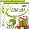 Apple Kale Sandwich Wraps (Two-Pack) Gluten-Free, Low-Calorie Wraps Made with Real Fruits & Vegetables Plant-Based, Non-GMO, Vegan, Paleo-Friendly Tortilla Alternative for Healthy Sandwiches & Meals view 1