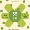 Apple Kale Sandwich Wraps (Two-Pack) Gluten-Free, Low-Calorie Wraps Made with Real Fruits & Vegetables Plant-Based, Non-GMO, Vegan, Paleo-Friendly Tortilla Alternative for Healthy Sandwiches & Meals view 4