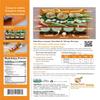 Carrot Sandwich Wraps (Two-Pack) Gluten-Free, Low-Calorie Wraps Made from Fresh Carrots Non-GMO, Plant-Based, Paleo-Friendly, Vegan Tortilla Substitute for Sandwiches & Rolls view 2